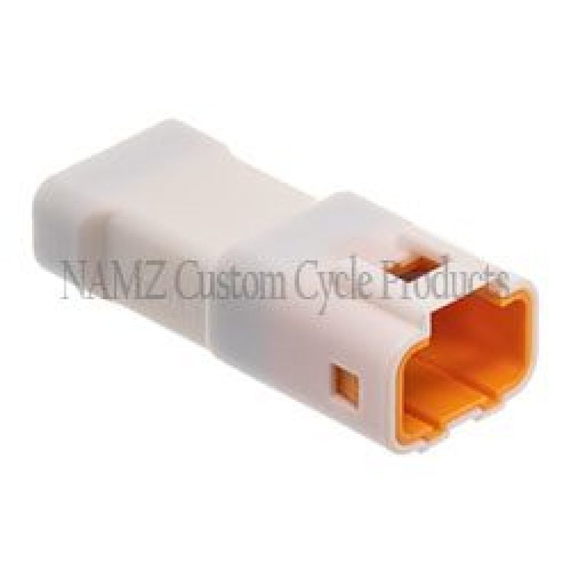 NAMZ NJST-04P JST 4-Position Male Connector Tab w/Wire Seal