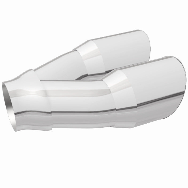 MagnaFlow 35226 Double Wall 3in Dual Round Polished Tip 2.25in Inlet