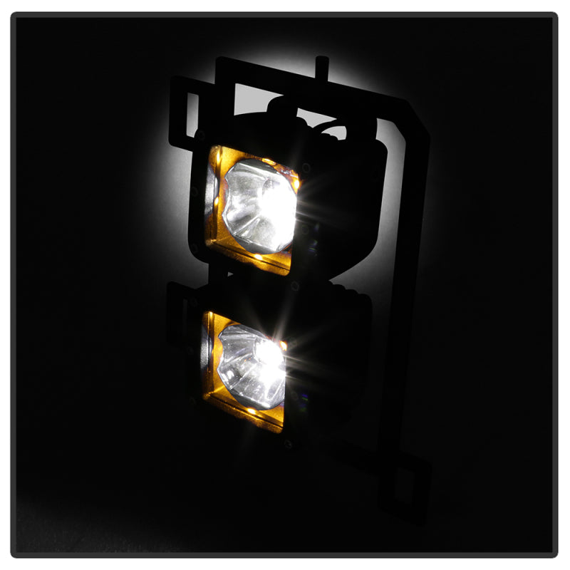 Spyder 9045424 fits Dodge 13-20 Ram 2018 1500 Only Full LED Fog Lights W/Bracke
