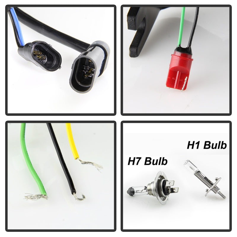 Spyder 5086235 fits Chevy 07-14 Suburban/Tahoe V2 Projector Headlights LED Turn