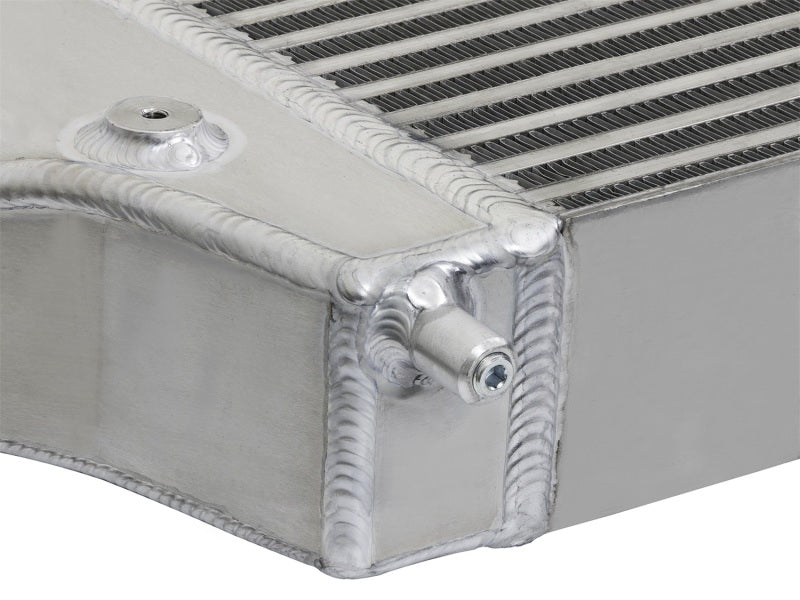 AFE 46-20282-B unner Intercooler w/ Black Tubes 16-17 fits Nissan Titan XD V8 5