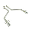Remark RO-TTE2-D 14-16 fits Lexus IS250/IS300/IS350 Axle-Back Exhaust w/ Stainless Double Wall Burnt Tip