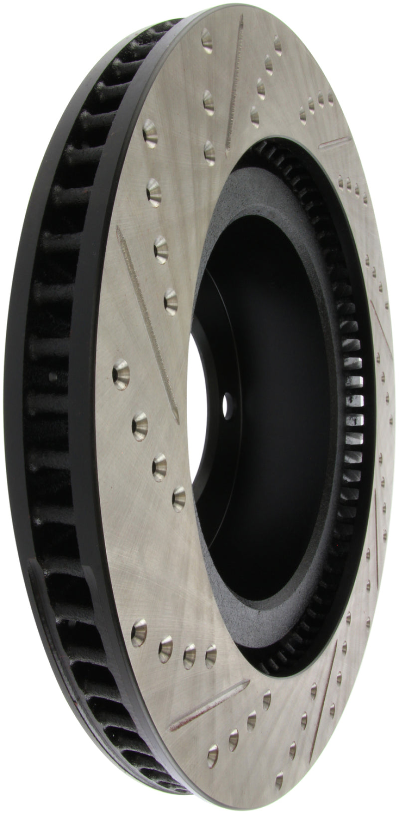 Stoptech 127.44156L 07-09 fits Toyota Tundra / 08-09 Toyota Sequoia Front Left Slotted & Drilled Rotor
