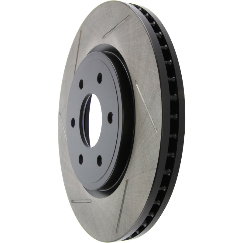 Stoptech 126.42085SR Power Slot 05-09 Nissan Frontier 2WD / 02-05 Frontier 4WD Slotted Front Right Rotor