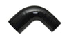 Vibrant 19789 2in IDx2.25in IDx4in Long Silicone 90 Degree Transition Elbow