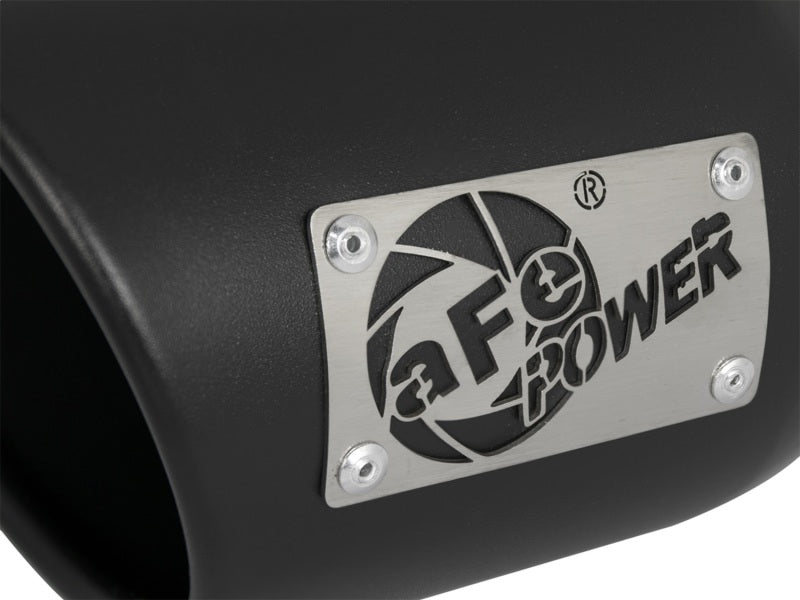 AFE 49T30452-B09 orce-Xp 409 SS Exhaust Tip Black (Left Side) 3in In x 4-1/2in