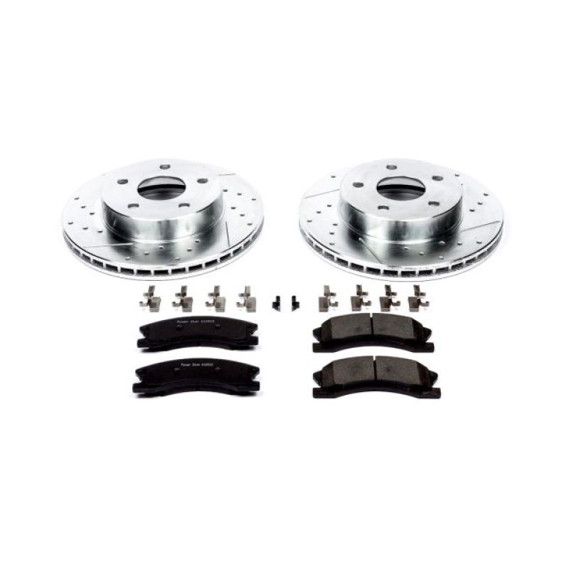 PowerStop fits Jeep 99-04 Grand Cherokee Front Z23 Evolution Sport Brake Kit