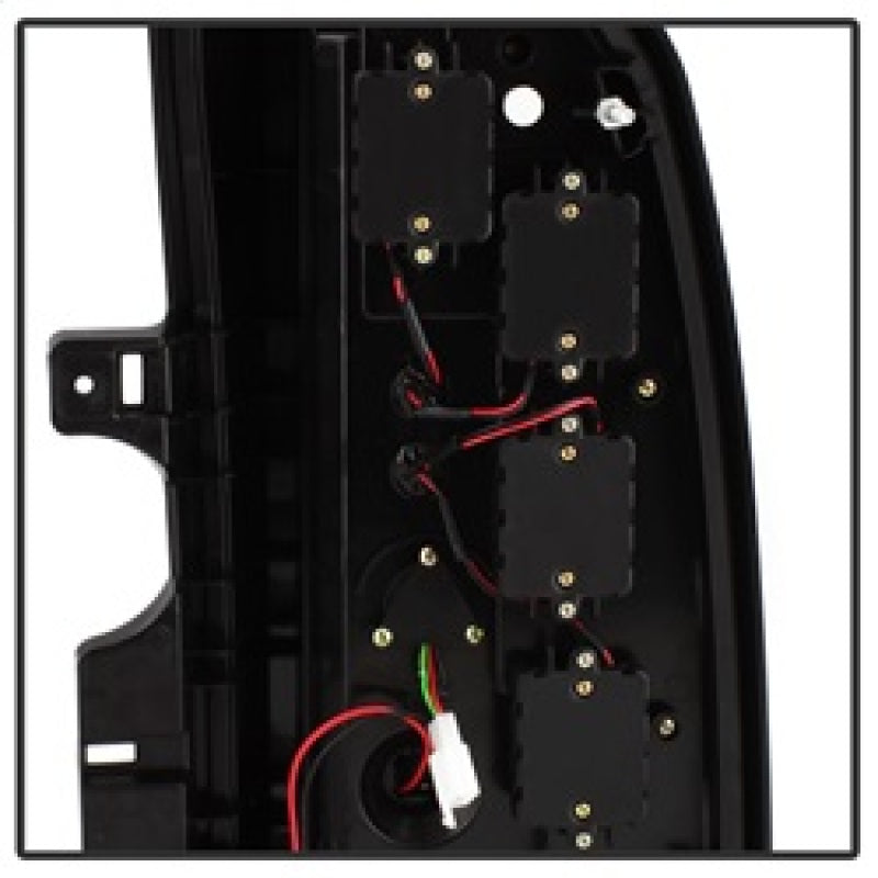 Spyder 5084583 fits Chevy 15-17 Tahoe / Suburban Light Bar LED Tail Lights - Bl