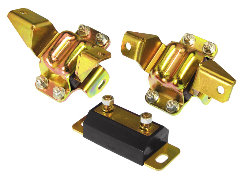 Prothane 6-1904-BL fits Ford Motor & Trans Mount Kit - Black