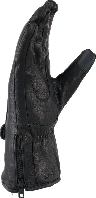 Kuryakyn 094490 Kuryakyn Leather By River Road Taos Cold Weather Gloves Black - Small