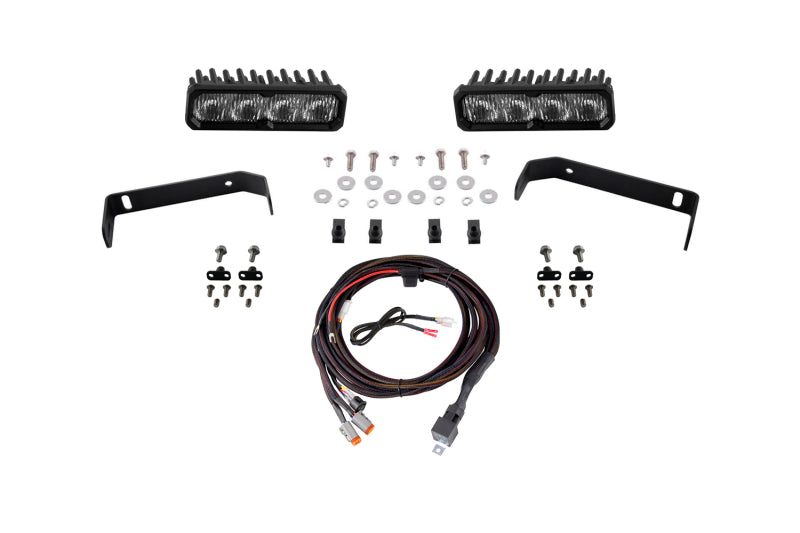 Diode Dynamics DD8622 2019-2021 fits Ford Ranger SS6 Pro LED Kit White Fog 6000K