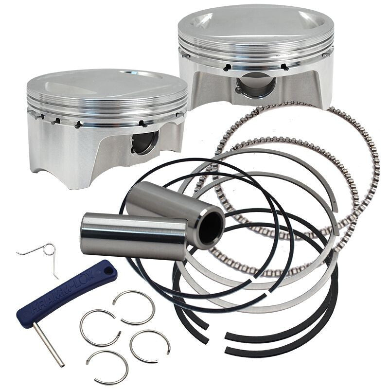S&S Cycle 920-0100 2007+ BT 3.937in x 4-3/8in Piston Set