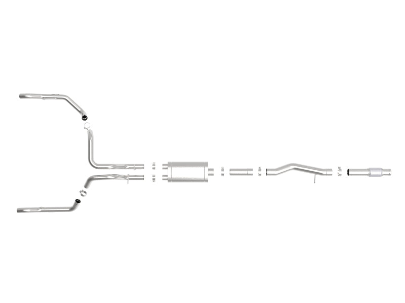 AFE 49-34101 Series 4in-3in 304-SS Exhaust Cat-Back 2019 fits GM Silverado / S