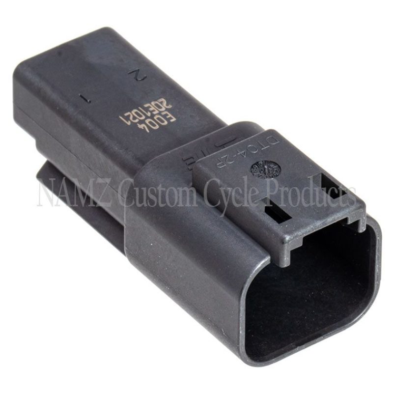 NAMZ DR-2B Deutsch DT Series 2-Wire Receptacle & Wedgelock - Black (HD 721BK)