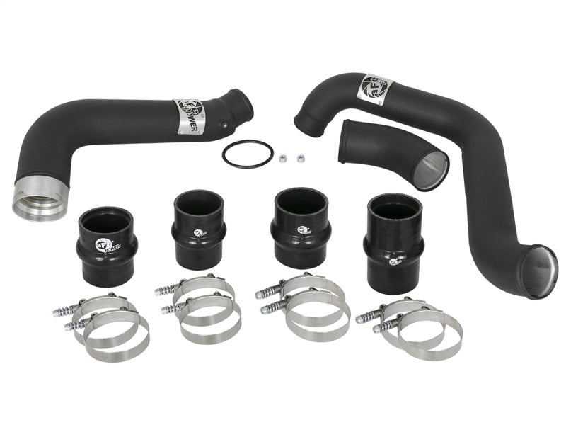 AFE 46-20334-B unner 3in/3-1/2in Black Intercooler Tubes Hot/Cold 2017 fits GM