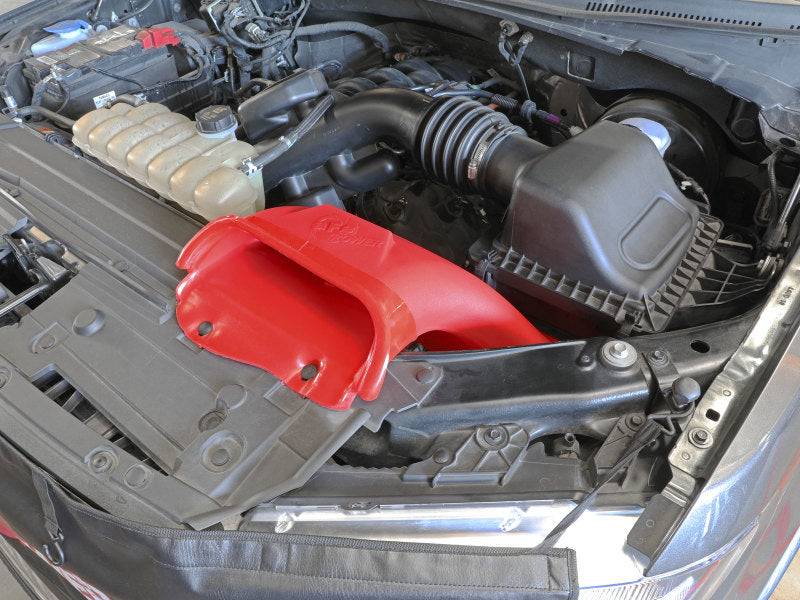 AFE 52-10010SR Induction Dynamic Air Scoop 2021+ fits Ford F-150V6/V8 - Red