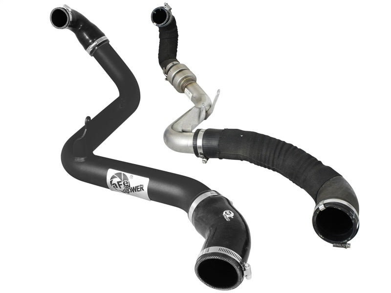 AFE 46-20188-B unner 2.5in Intercooler Hot Side Tubes, 13-14 fits Ford Focus ST
