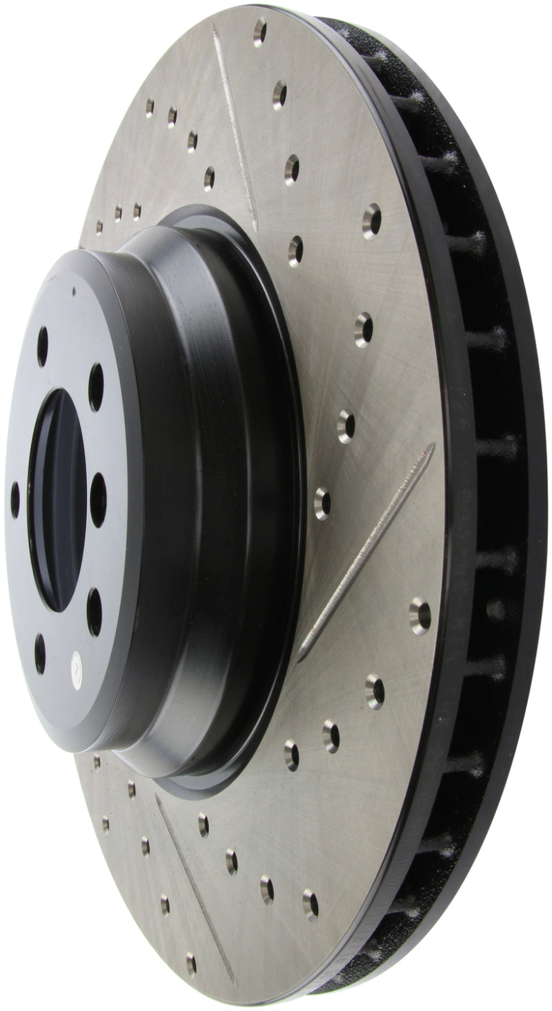 Stoptech 127.34093L 07-09 fits BMW 335 (E90/E92/E93) Slotted & Drilled Left Front Rotor