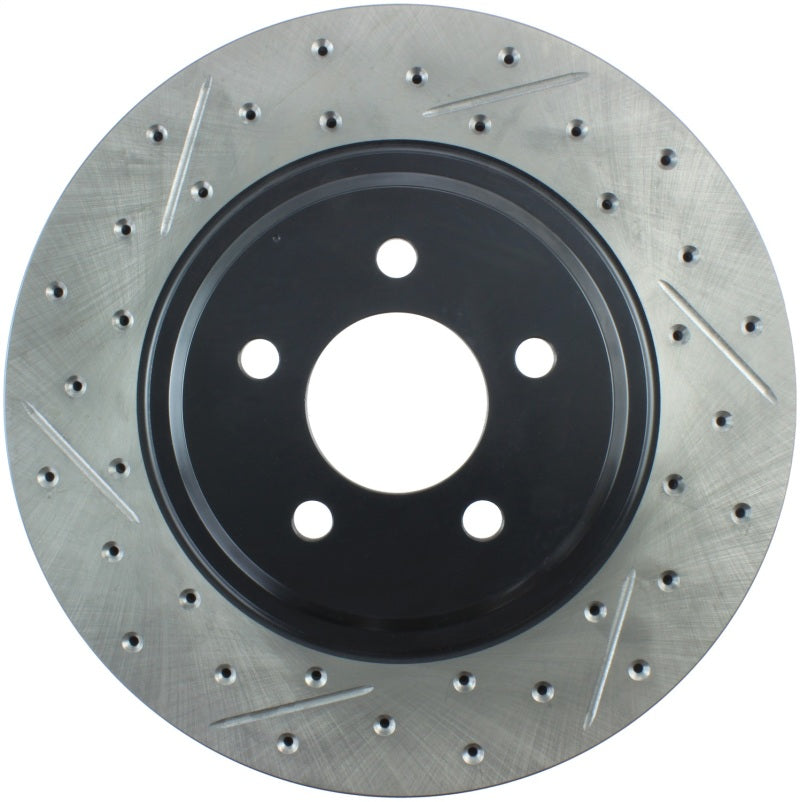 Stoptech 127.61045R 94-04 Ford Mustang SVT Cobra Slotted & Drilled Sport Front Right Brake Rotor