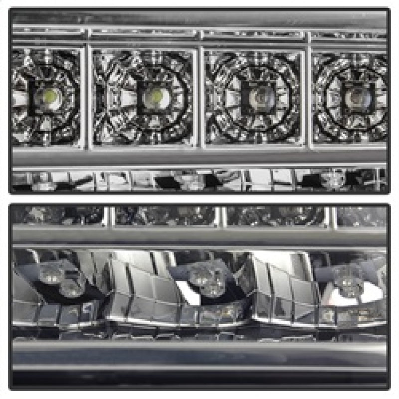 xTune 9029318 99-06 fits GMC Sierra (Excl Denali) Full LED Bumper Lights - Chro