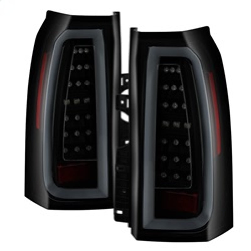 Spyder 5085078 fits Chevy 15-17 Tahoe / Suburban LED Tail Lights - Black Smoke
