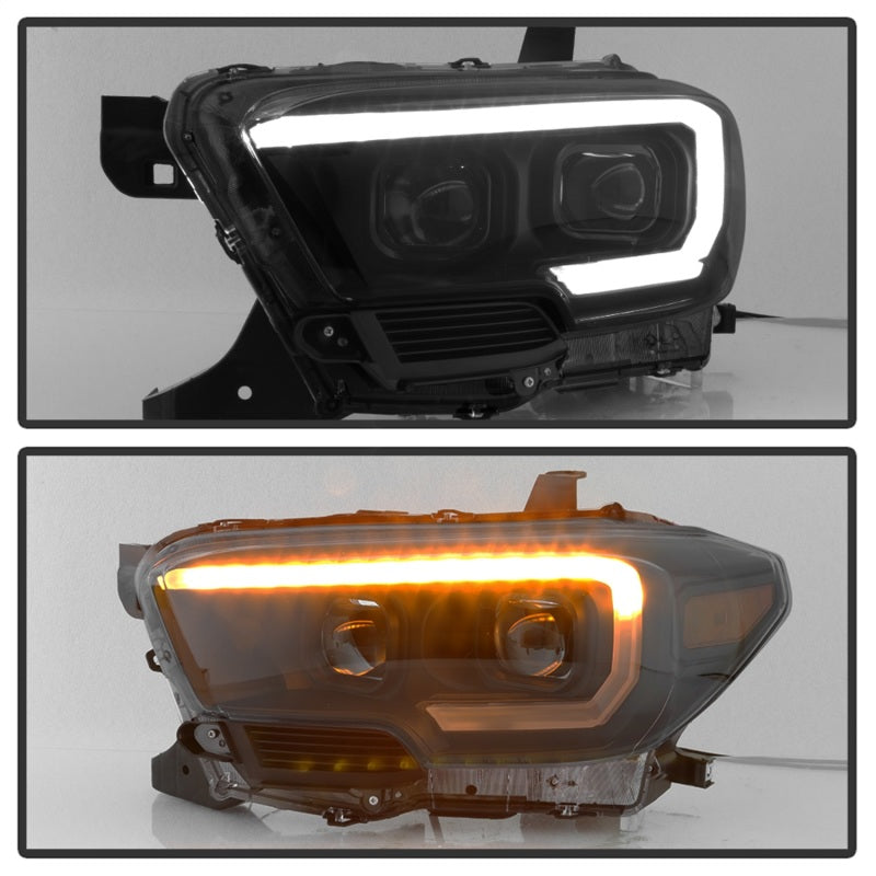 xTune 9043000 16-18 fits Toyota Tacoma SR/SR5 DRL Proj Headlights w/Turn Signal