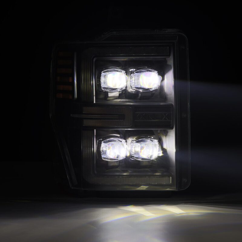 AlphaRex 880310 08-10 fits Ford F250-550 NOVA-Series LED Projector Headlights