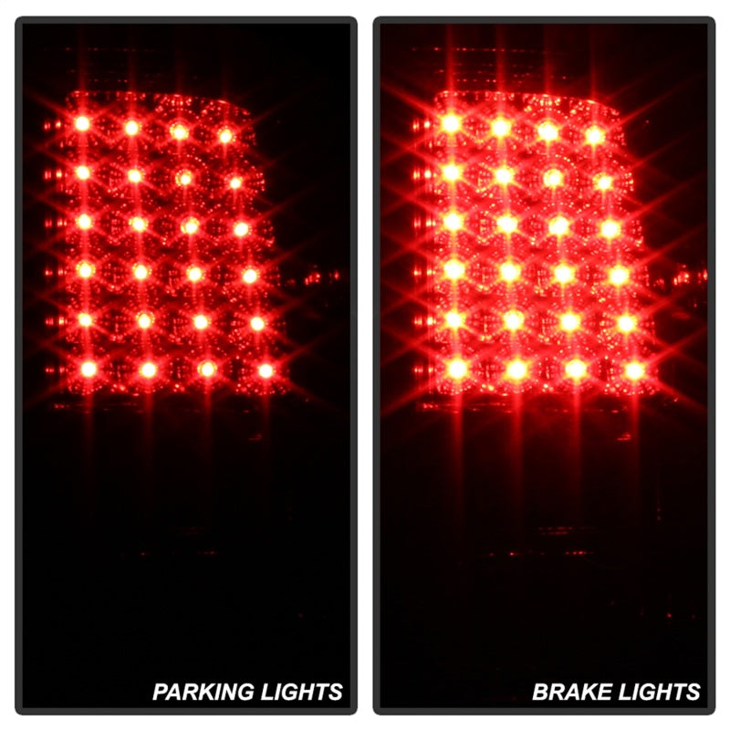 5013231 Xtune fits Toyota 07-13 Tundra LED Tail Lights Smoke ALT-ON-TTU07-LED-