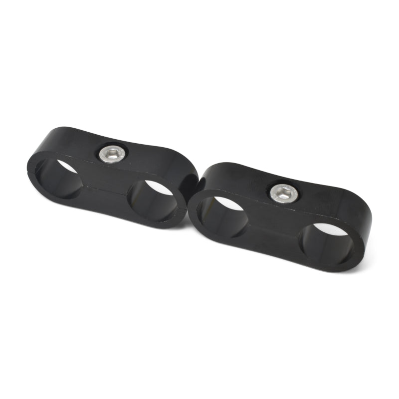 Russell 654313 Hose Separator for -8 Braided Hose - Black Anodized (2 Pack)