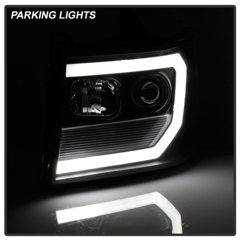 Spyder 5086037 fits GMC 07-13 Sierra 1500-3500 Ver 2 Proj Headlights - DRL LED