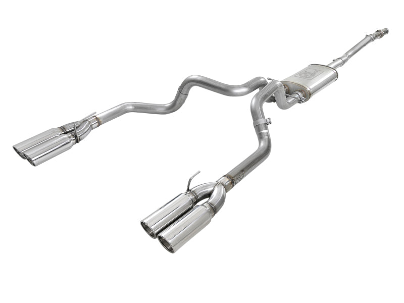 AFE 49-34105-P Series 3in 304SS Exhaust Cat-Back Exh w/ Pol Tips 2019 fits GM