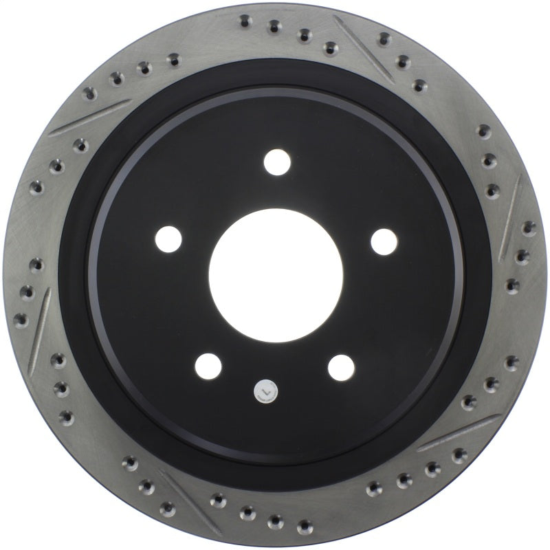 Stoptech 127.62061L 97-10 fits Chevy Corvette Slotted & Drilled Rear Left Rotor