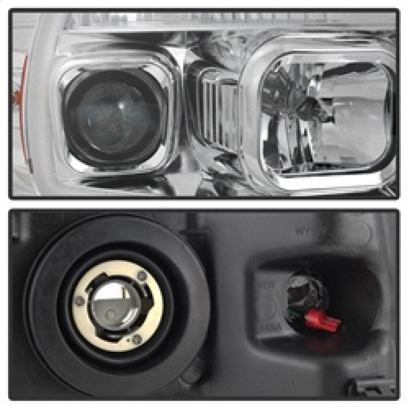 Spyder 5084637 fits Ford 04-08 F-150 Light Bar Projector Headlights - Chrome (P
