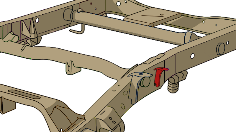 RustBuster RB7317 Center Bed Mount