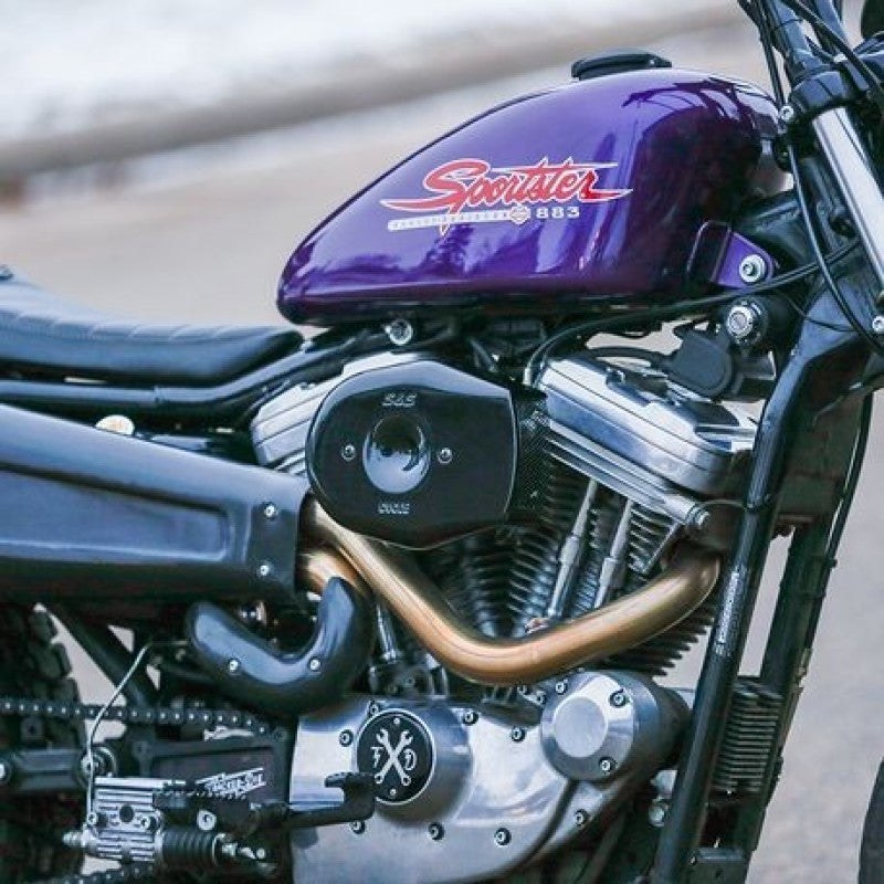 S&S 170-0593 Cycle Stealth Applications Tribute Air Cleaner Cover - Gloss Black