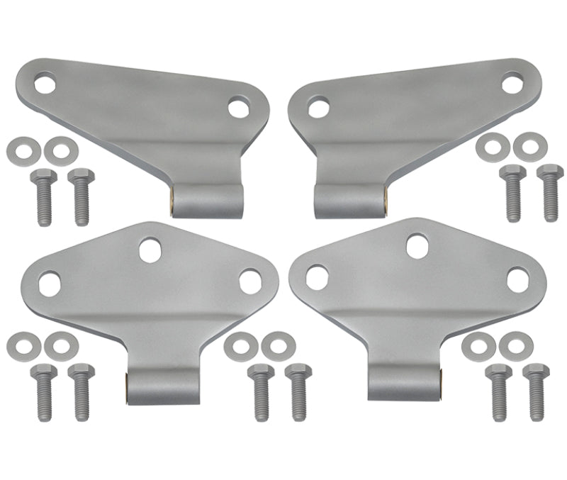 Kentrol 40580 fits Jeep 07-18 Wrangler JK Body Door Hinge Set 4 Pieces 2 Door Bare Grey