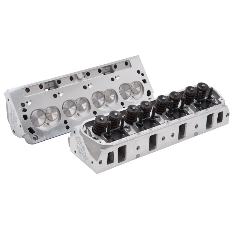 Edelbrock 5023 Cylinder Heads E-Street Sb-fits Ford w/ 1 90In Intake Valves Complete Packaged In Pairs