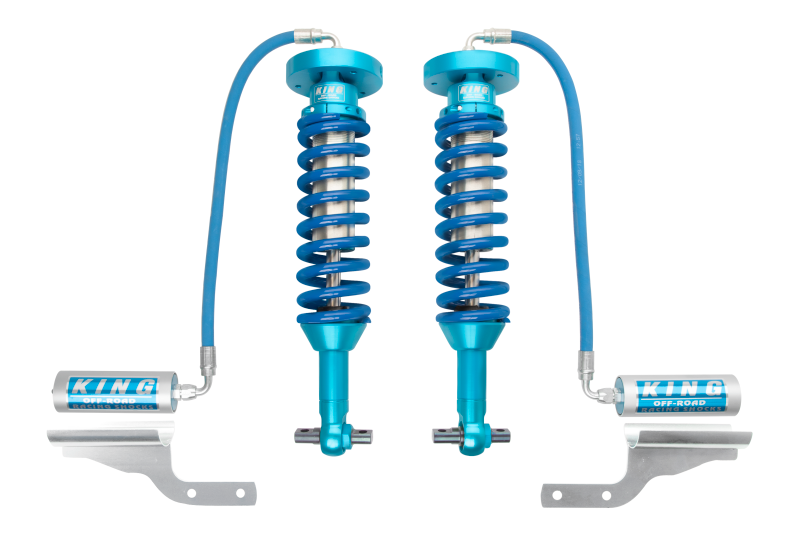 King 25001-355 Shocks 2015+ fits Ford F150 2WD Front 2.5 Dia Remote Reservoir Coilover (Pair)