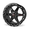 Race Star 93-510853SB 93 Truck Star 15x10 6x5.50BC 6.63BS Direct Drill Gloss Black Wheel - Single Bead Lock
