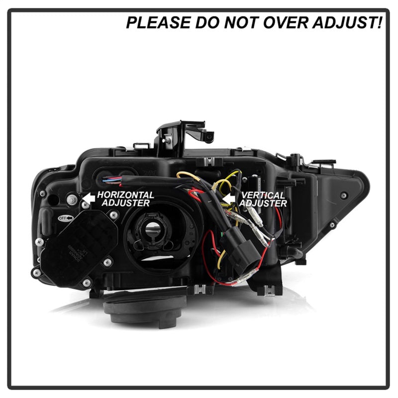Spyder 5088321 fits Audi 13-16 A4/S4 Halogen Model Only Projector Headlights -