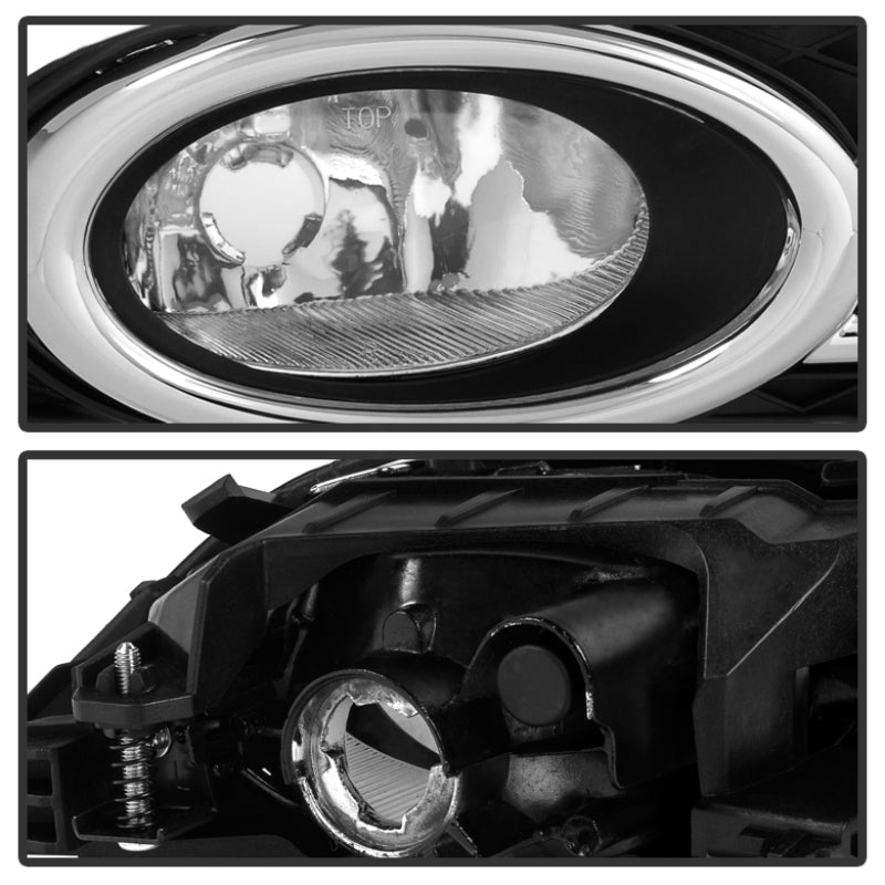 Spyder 5077660 fits Honda 15-20 Odyssey 2016 OEM Fog Light W/Switch- Clear FL-C