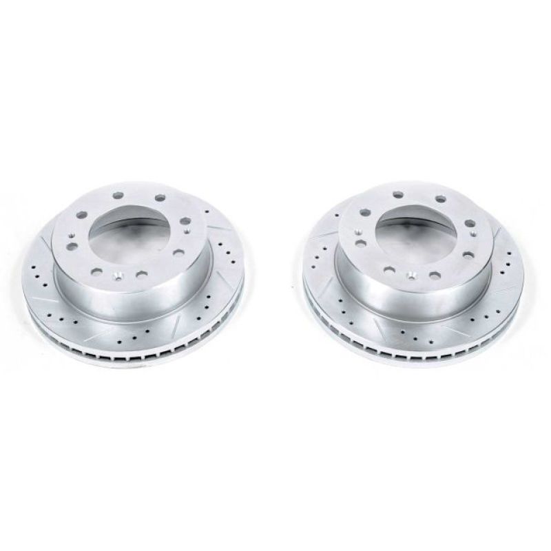 PowerStop fits GMC 11-21 Sierra 3500 HD Front Drilled & Slotted Rotor - Pair