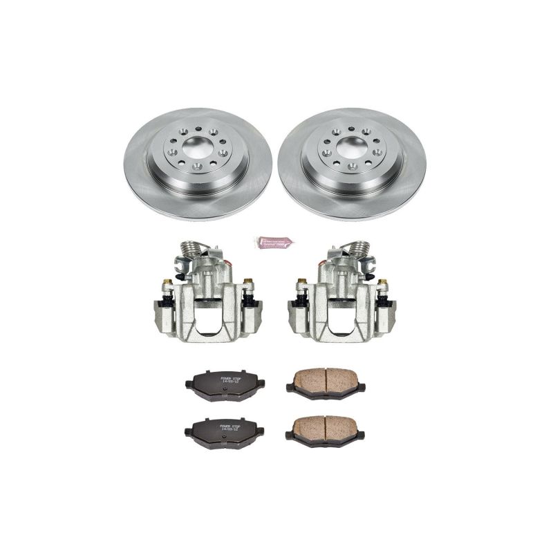 PowerStop KCOE4744 fits Ford 11-15 Edge Rear Autospecialty Brake Kit w/Calipers