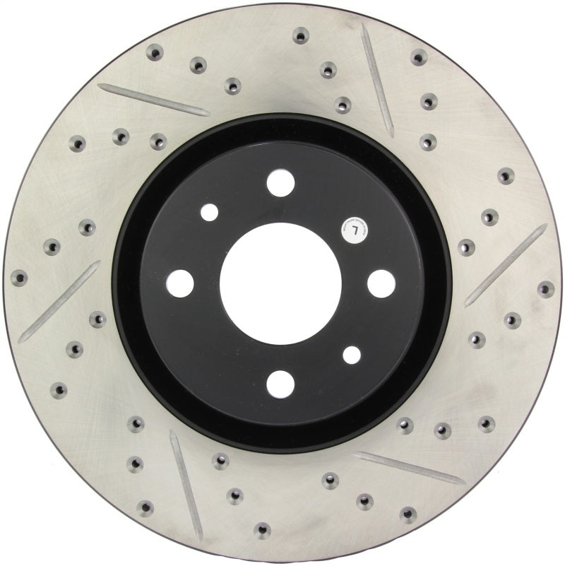 Stoptech 127.04004L Slotted & Drilled Sport Brake Rotor