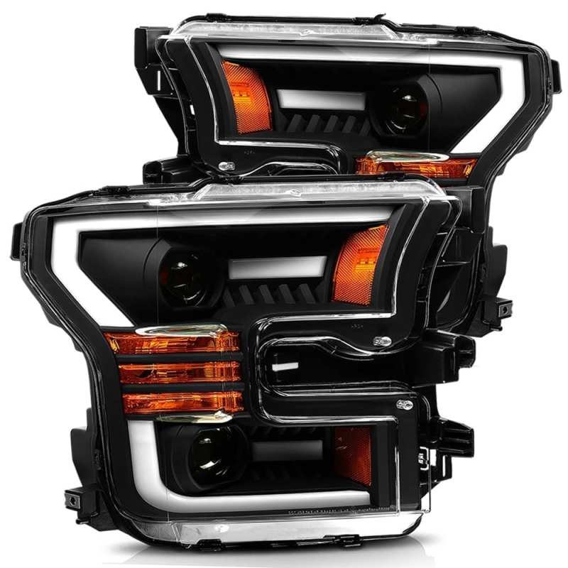 AlphaRex 880167 fits Ford 15-17 F-150 LUXX LED Projector Headlights Plank Style