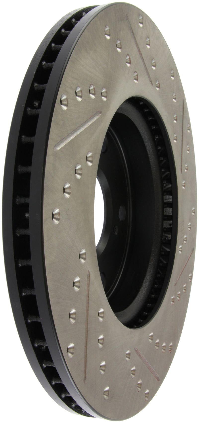 Stoptech 127.40086R Slotted & Drilled Sport Brake Rotor Front Right 13 fits Honda Accord Sport