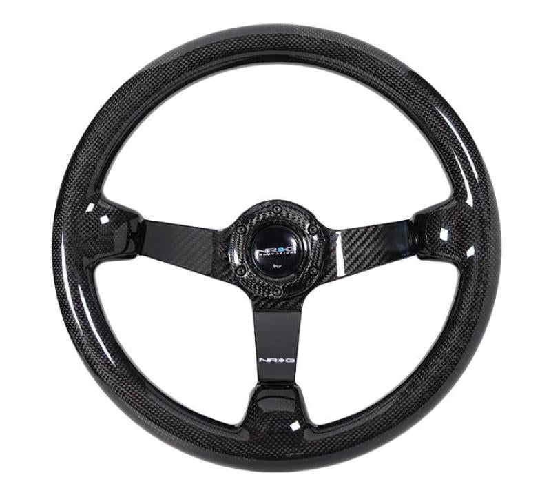 NRG ST-036FC Forged Carbon Fiber Steering Wheel (350mm / 3in. Deep)