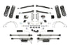 Fabtech K4071DL fits Jeep 07-18 JK 4-Door 5in Trail Lt w/Dlss Resi