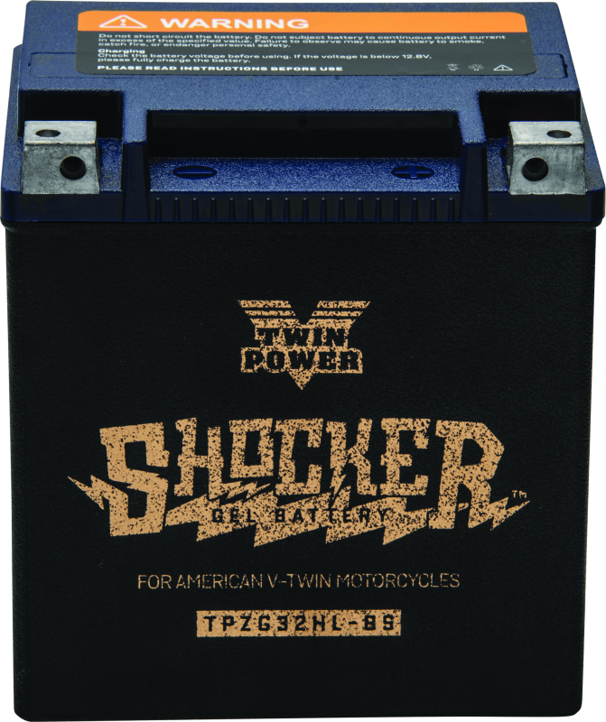 Twin Power 781235 YTX-32HL Shocker Gel Battery Replaces H-D 66010-97A 445CCA