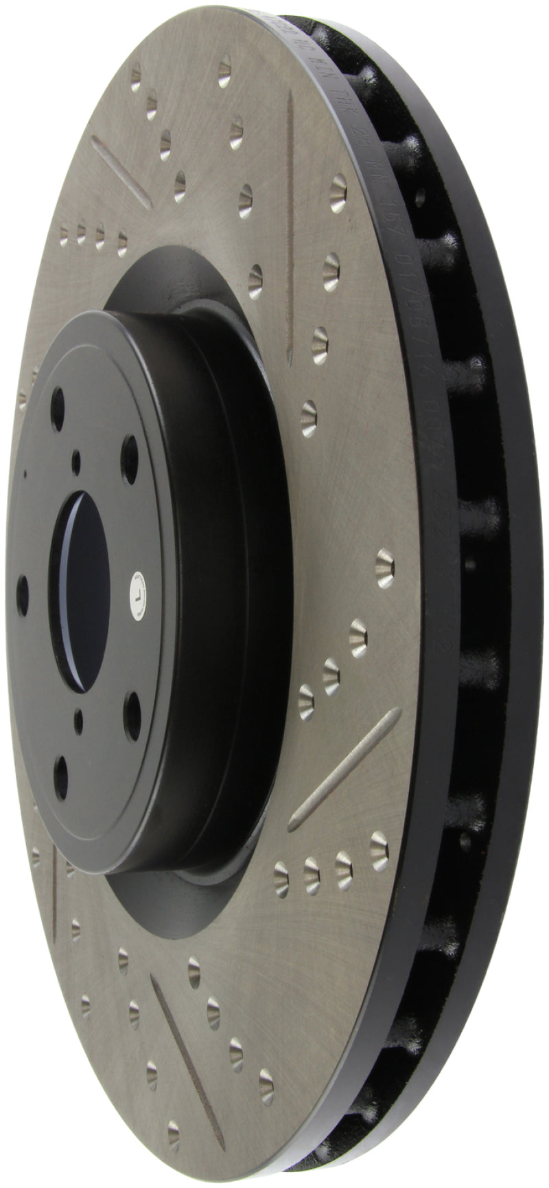 Stoptech 127.47022L 05-10 fits Subaru Impreza WRX/STi Slotted & Drilled Left Front Rotor